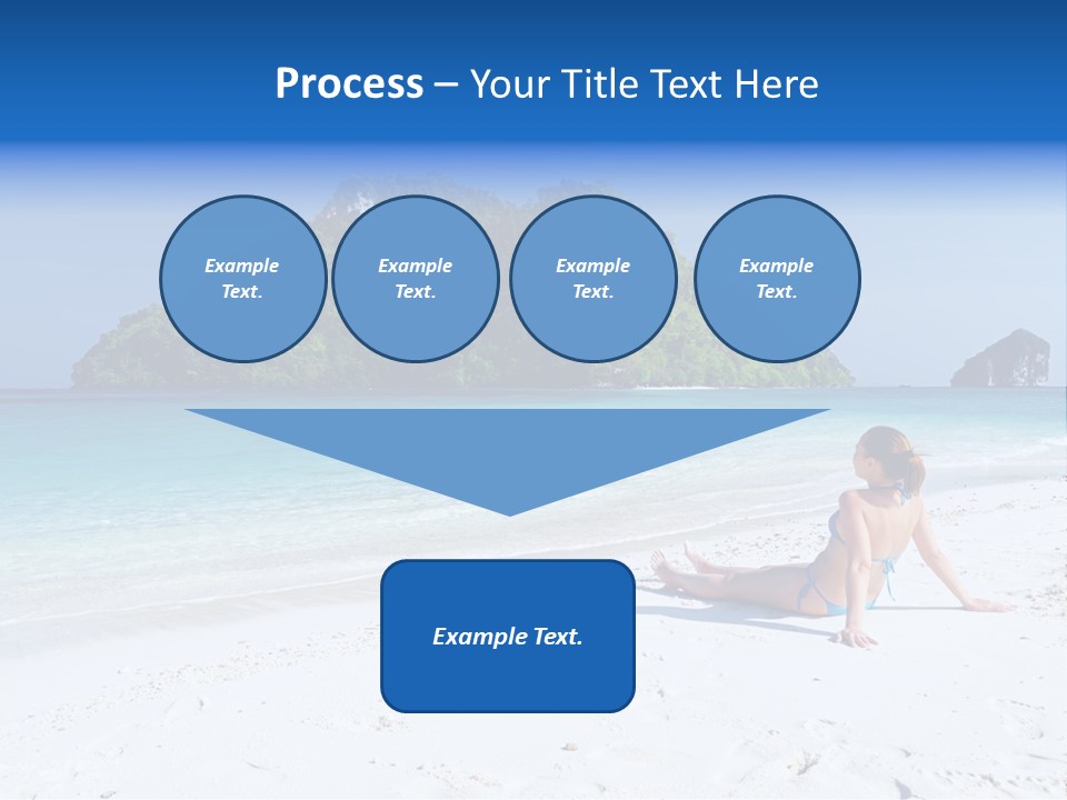 Beach Health Travel PowerPoint Template