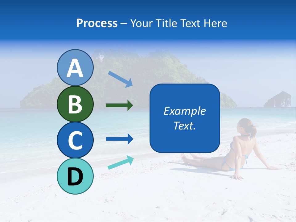 Beach Health Travel PowerPoint Template