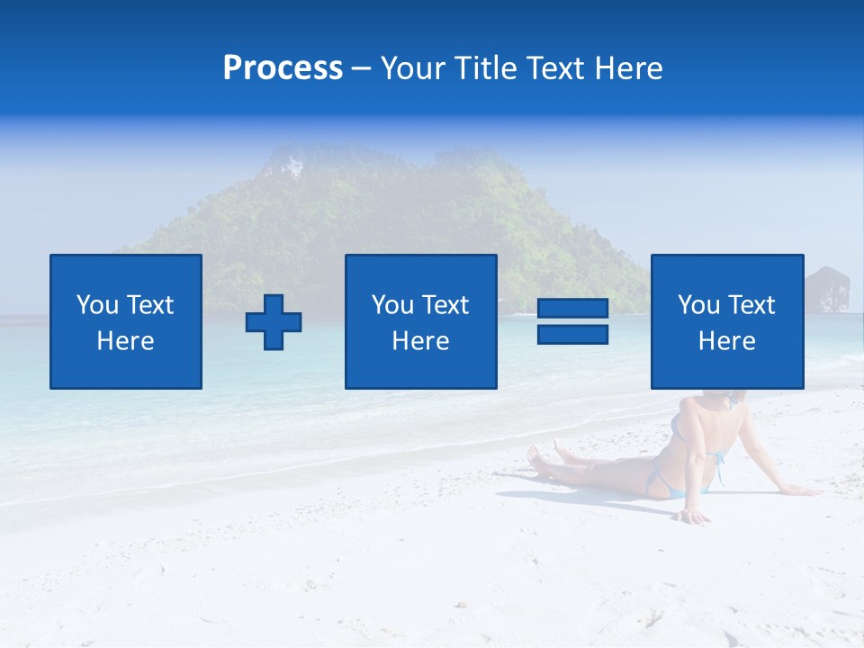Beach Health Travel PowerPoint Template
