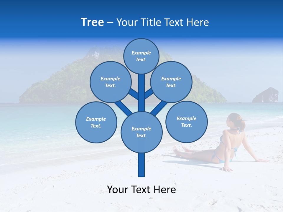Beach Health Travel PowerPoint Template