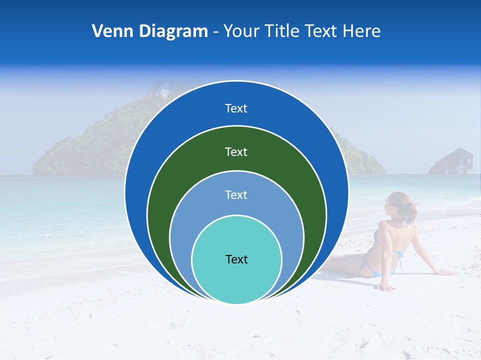 Beach Health Travel PowerPoint Template