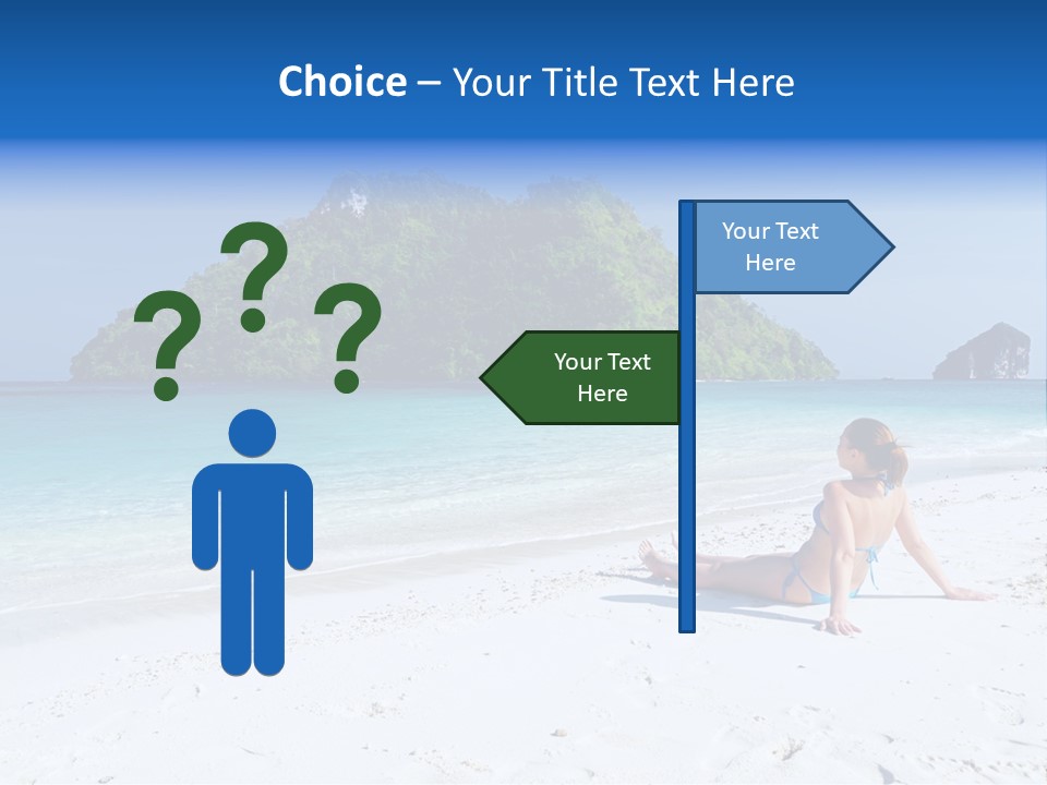 Beach Health Travel PowerPoint Template