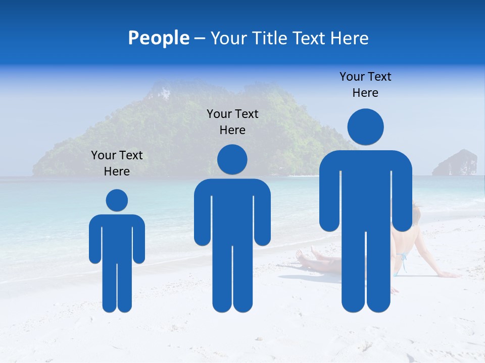 Beach Health Travel PowerPoint Template