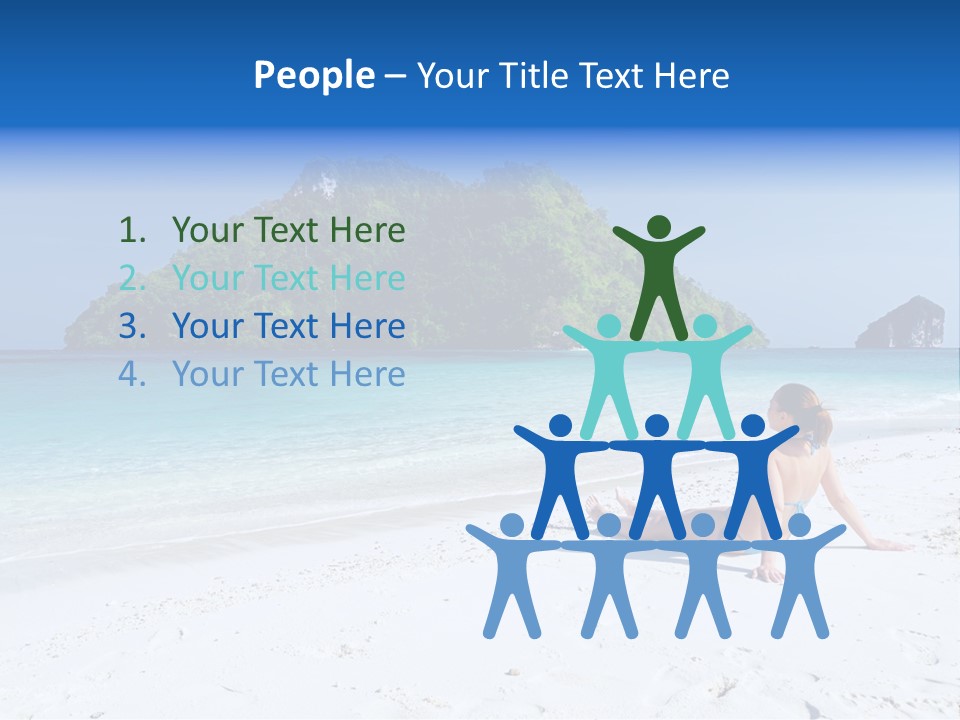 Beach Health Travel PowerPoint Template