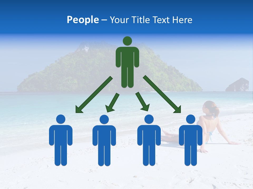 Beach Health Travel PowerPoint Template