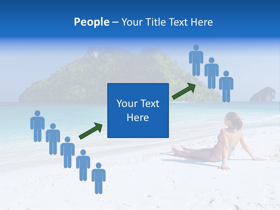 Beach Health Travel PowerPoint Template