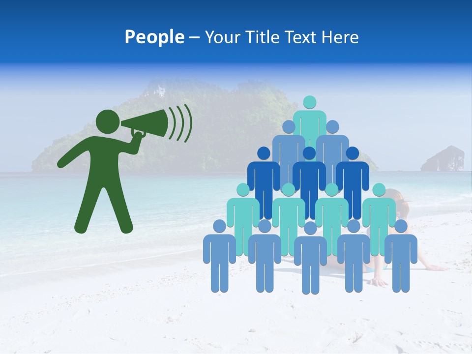 Beach Health Travel PowerPoint Template