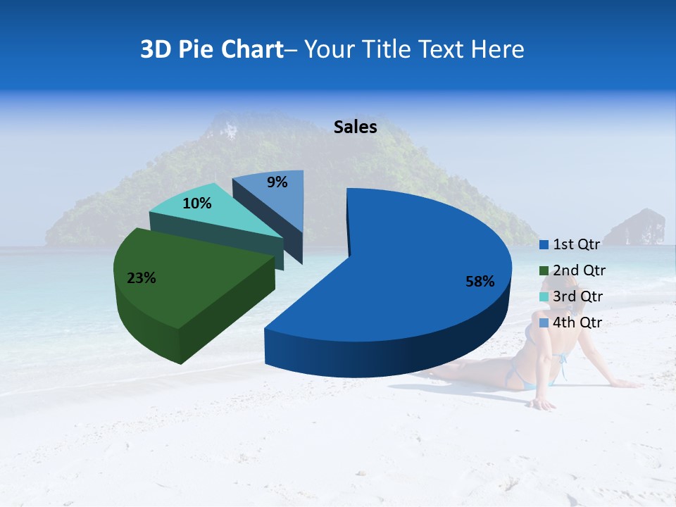 Beach Health Travel PowerPoint Template