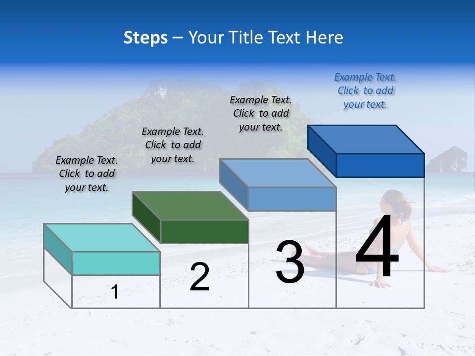 Beach Health Travel PowerPoint Template