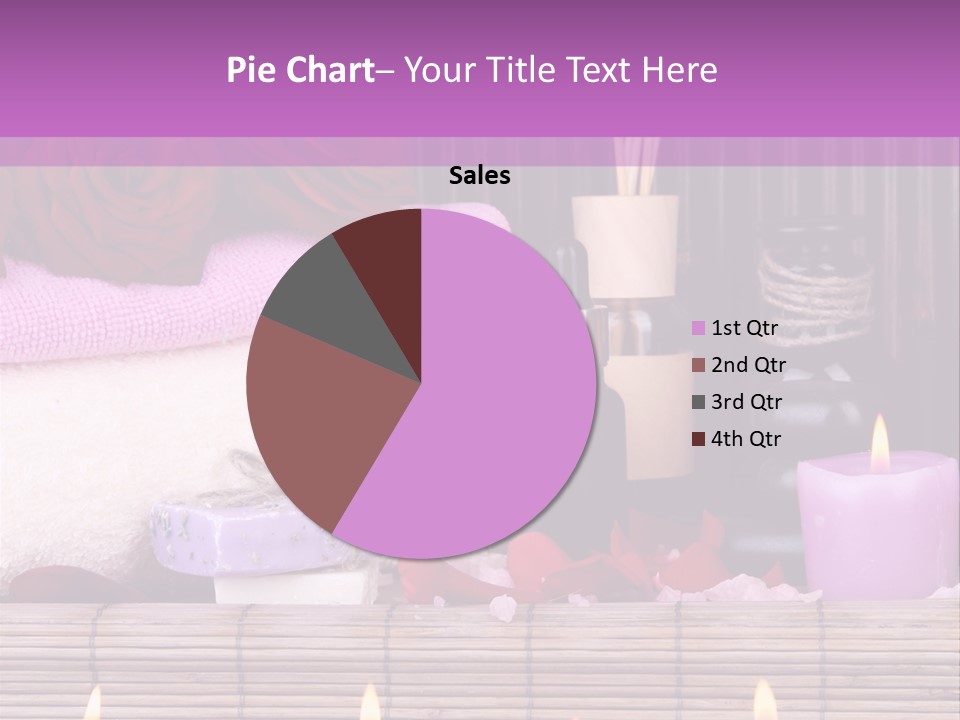 Purple Bamboo Peeling PowerPoint Template