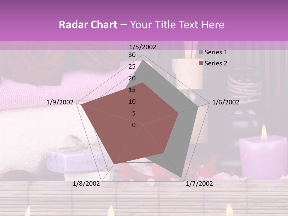 Purple Bamboo Peeling PowerPoint Template