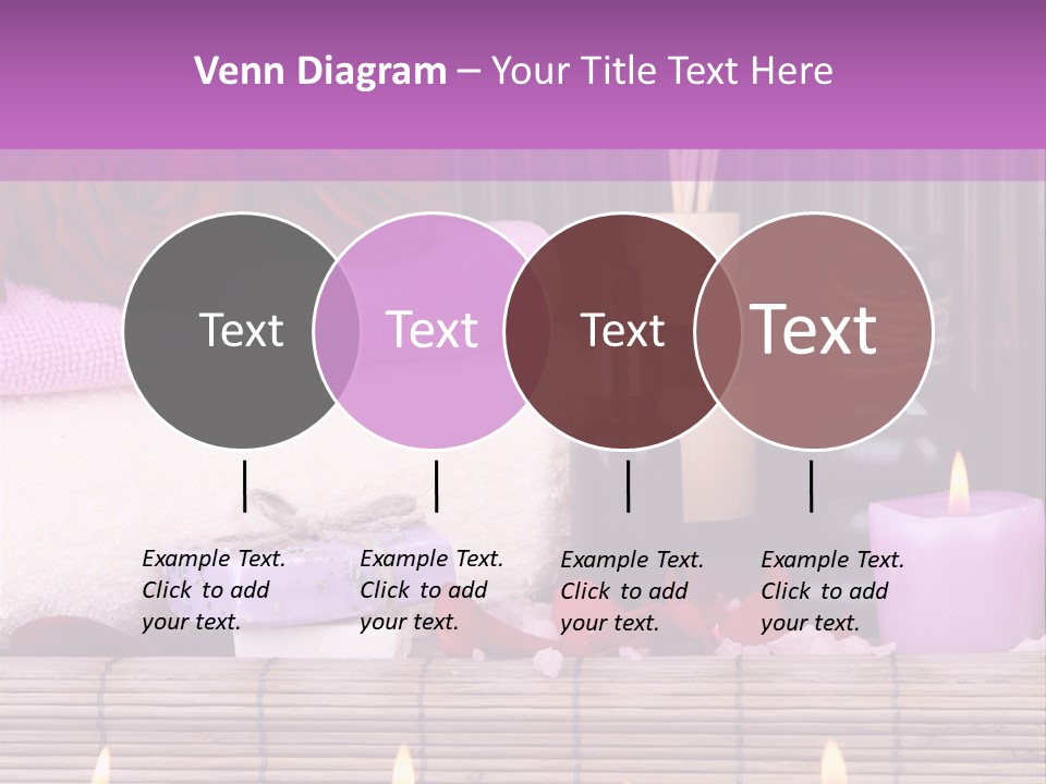 Purple Bamboo Peeling PowerPoint Template