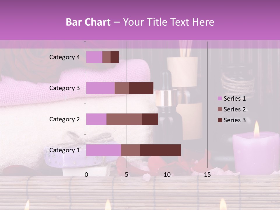 Purple Bamboo Peeling PowerPoint Template