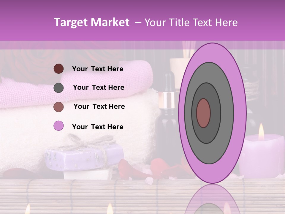 Purple Bamboo Peeling PowerPoint Template