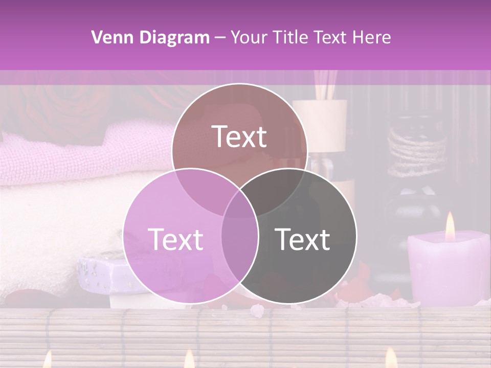 Purple Bamboo Peeling PowerPoint Template