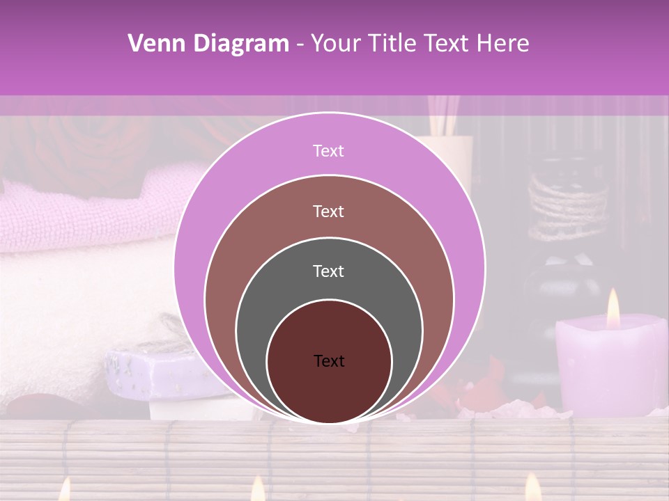 Purple Bamboo Peeling PowerPoint Template