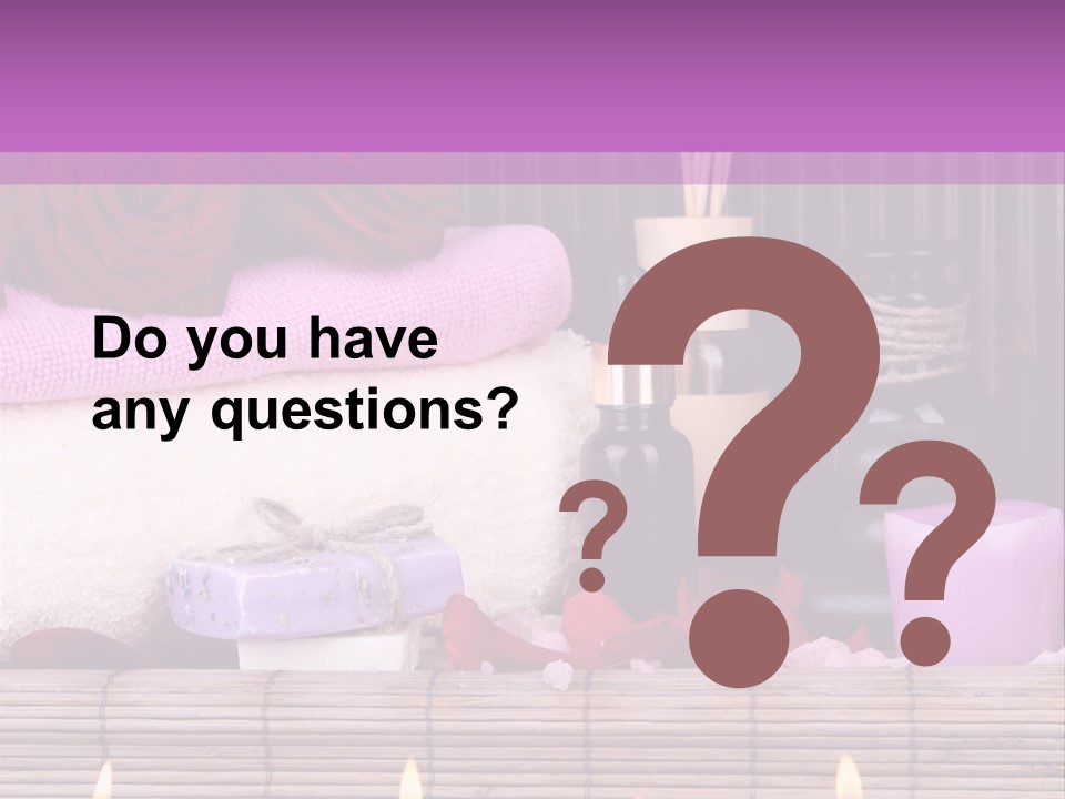 Purple Bamboo Peeling PowerPoint Template