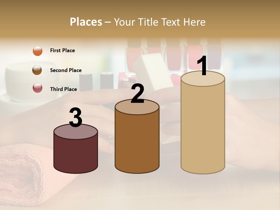 Paint Pampering Closeup PowerPoint Template