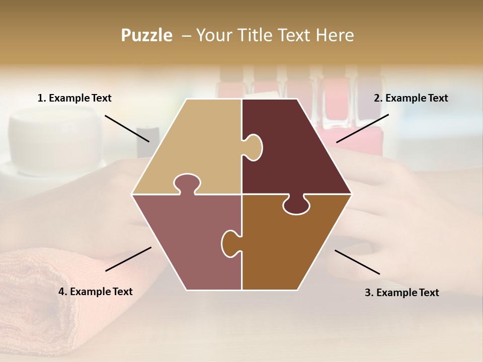 Paint Pampering Closeup PowerPoint Template