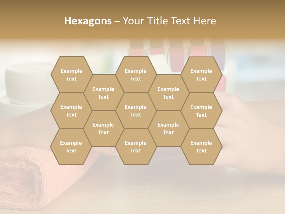 Paint Pampering Closeup PowerPoint Template