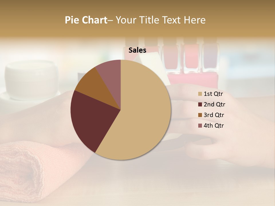 Paint Pampering Closeup PowerPoint Template