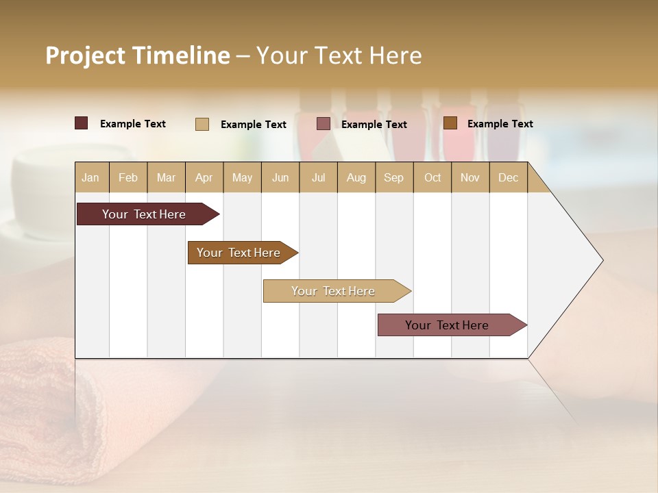 Paint Pampering Closeup PowerPoint Template