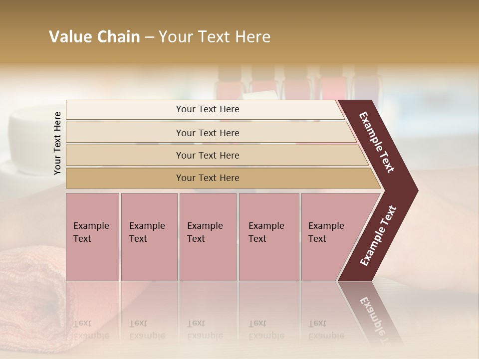 Paint Pampering Closeup PowerPoint Template