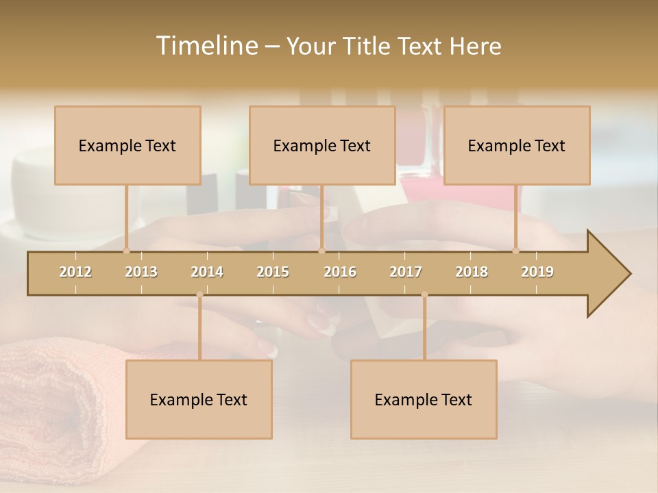 Paint Pampering Closeup PowerPoint Template