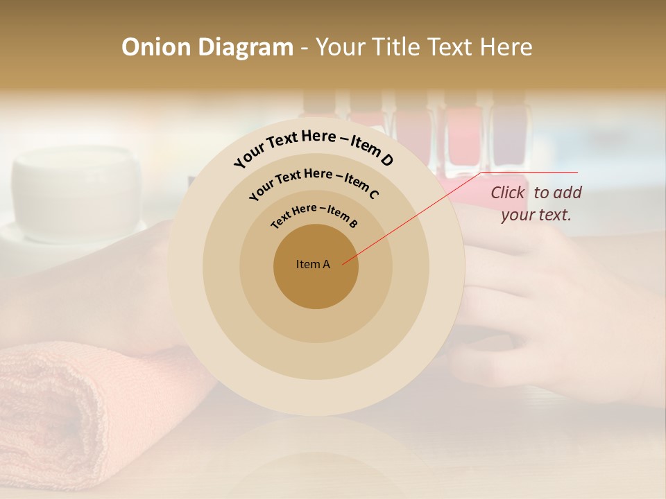 Paint Pampering Closeup PowerPoint Template