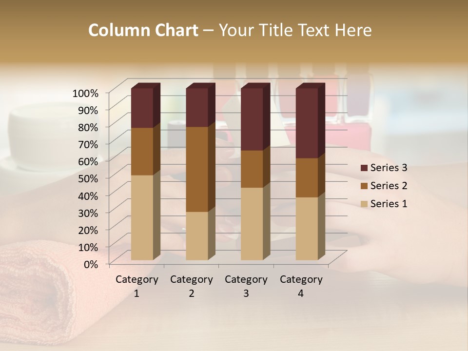 Paint Pampering Closeup PowerPoint Template