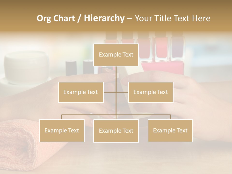 Paint Pampering Closeup PowerPoint Template