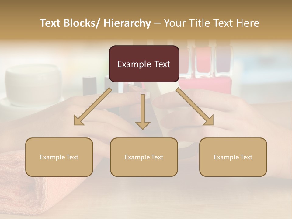 Paint Pampering Closeup PowerPoint Template