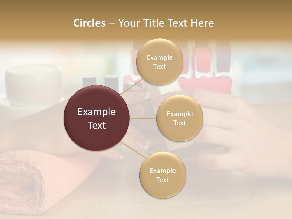 Paint Pampering Closeup PowerPoint Template