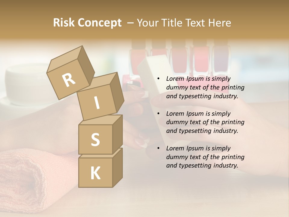 Paint Pampering Closeup PowerPoint Template