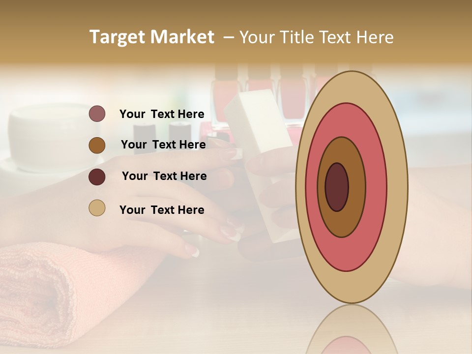 Paint Pampering Closeup PowerPoint Template