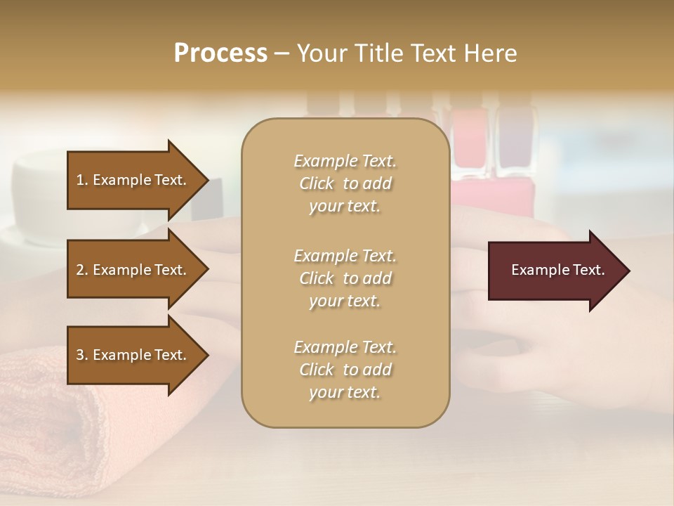 Paint Pampering Closeup PowerPoint Template