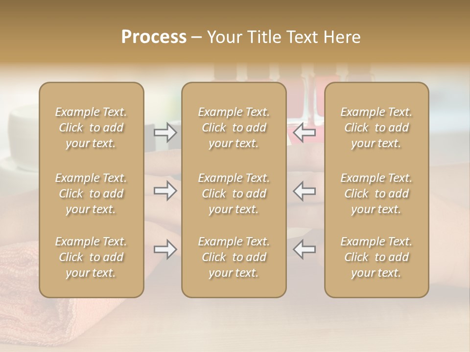 Paint Pampering Closeup PowerPoint Template