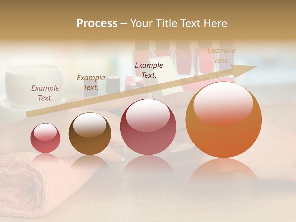 Paint Pampering Closeup PowerPoint Template