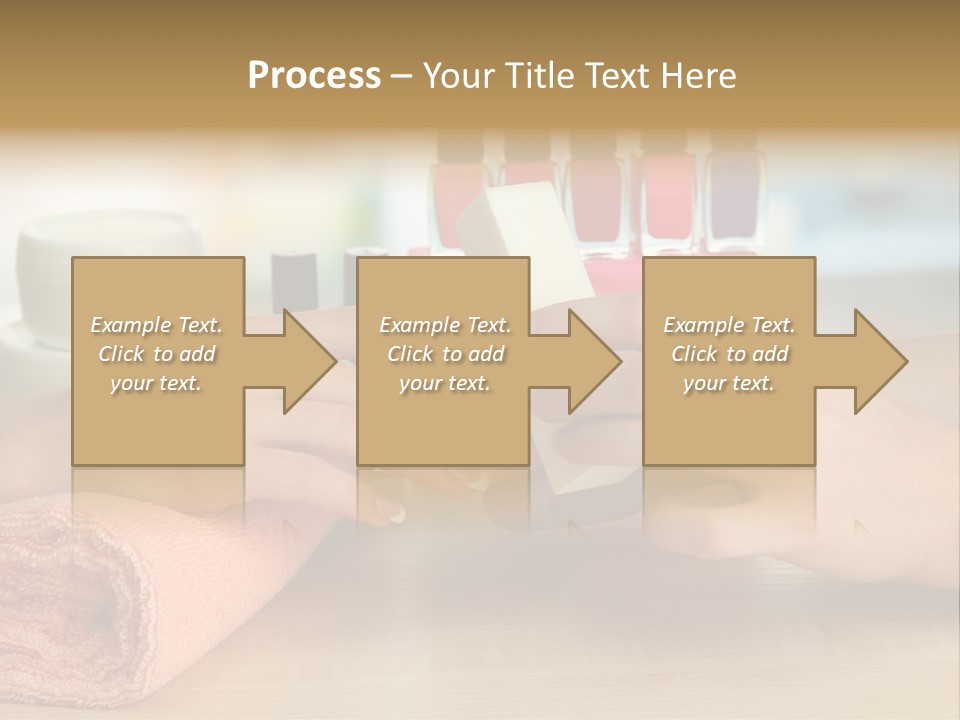 Paint Pampering Closeup PowerPoint Template