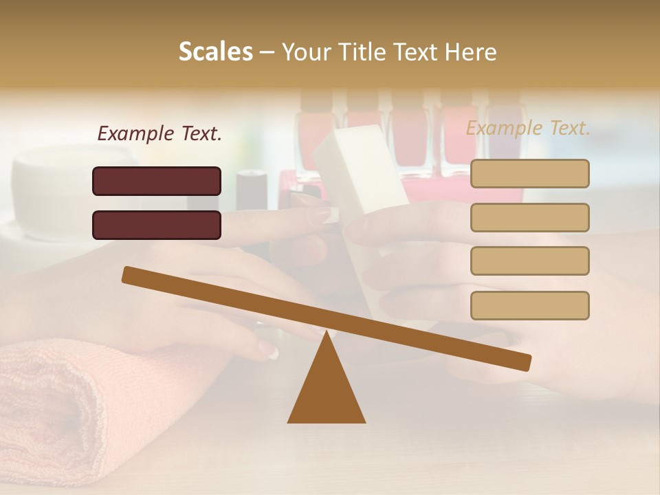 Paint Pampering Closeup PowerPoint Template