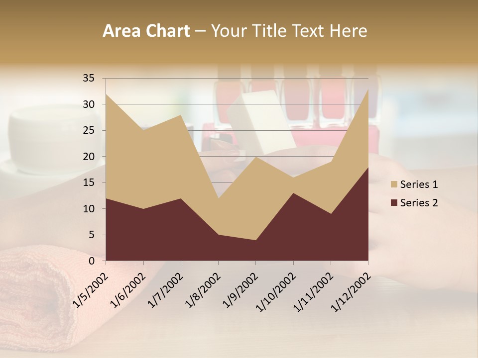 Paint Pampering Closeup PowerPoint Template