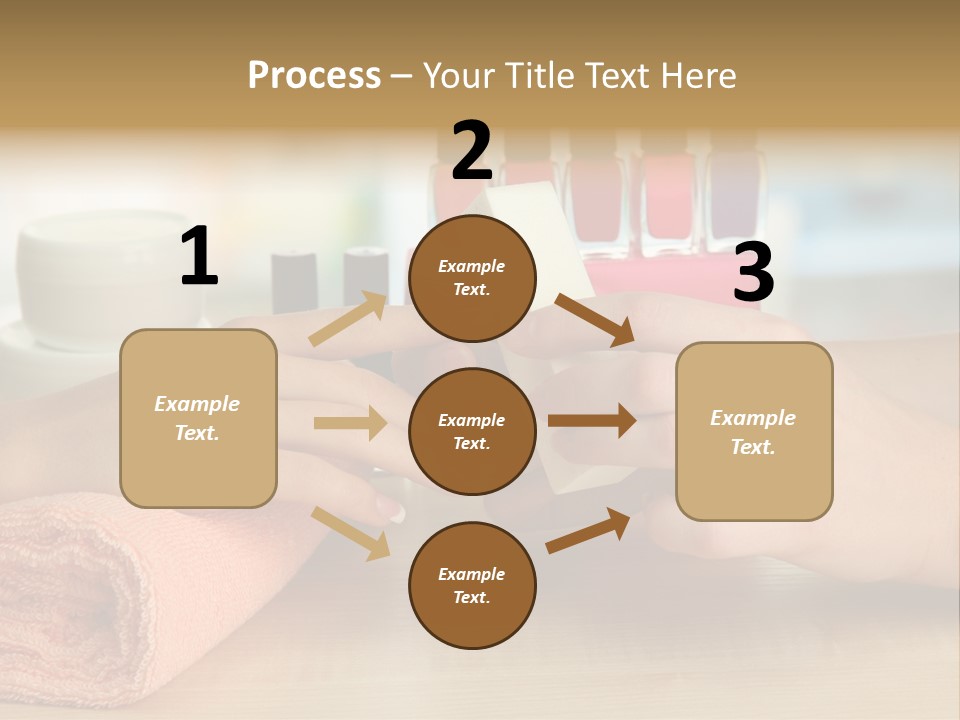 Paint Pampering Closeup PowerPoint Template