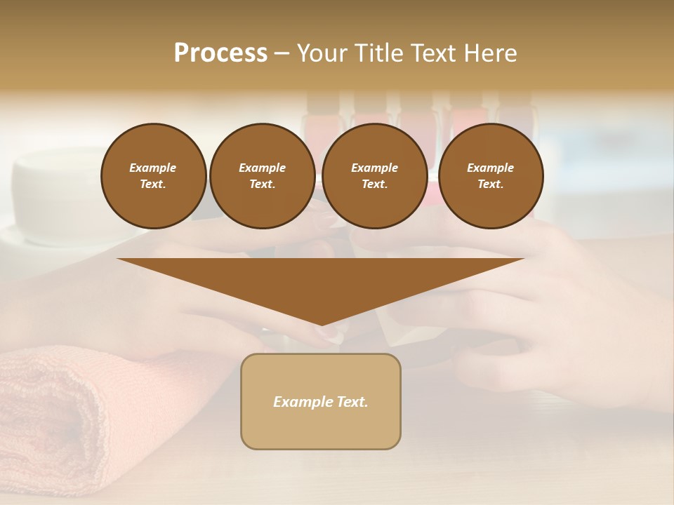 Paint Pampering Closeup PowerPoint Template