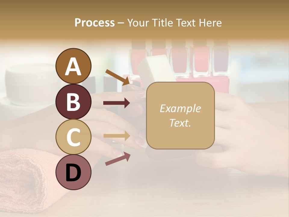 Paint Pampering Closeup PowerPoint Template