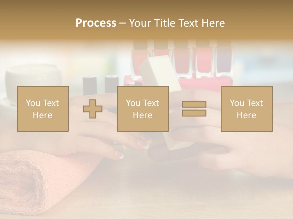 Paint Pampering Closeup PowerPoint Template