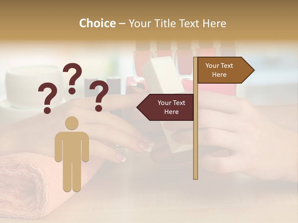 Paint Pampering Closeup PowerPoint Template