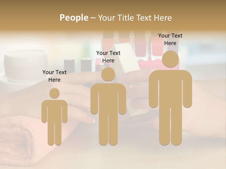 Paint Pampering Closeup PowerPoint Template