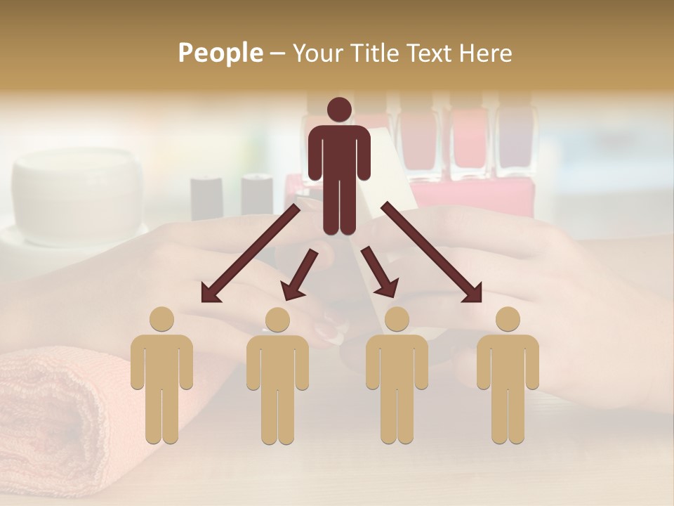 Paint Pampering Closeup PowerPoint Template