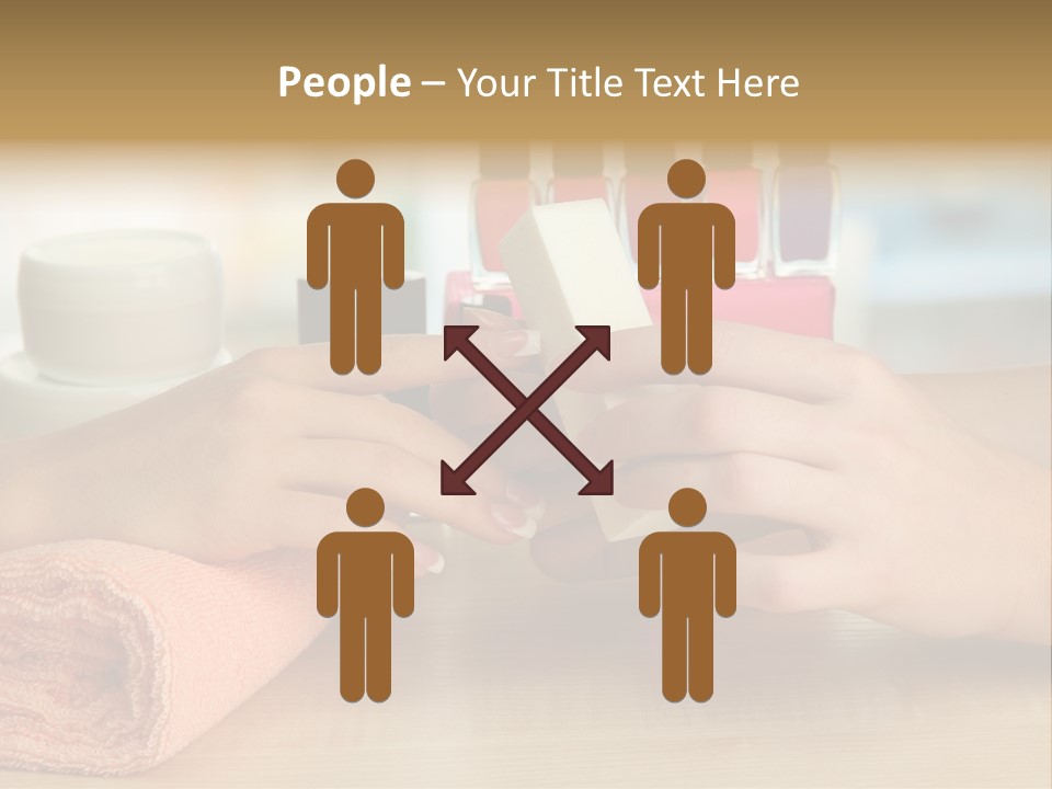 Paint Pampering Closeup PowerPoint Template