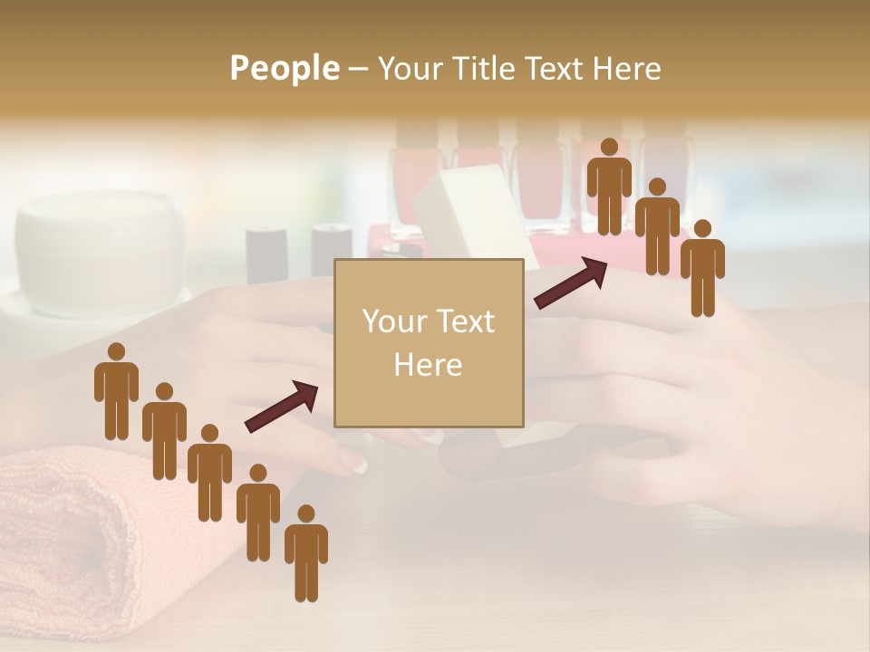 Paint Pampering Closeup PowerPoint Template